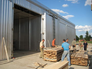 Hardwood ve Softwood kurutma için tüm Alüminyum Tam otomatik kereste kurutma makinesi